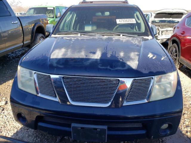 5N1AR18UX7C625680 - 2007 NISSAN PATHFINDER LE 蓝色 照片 5