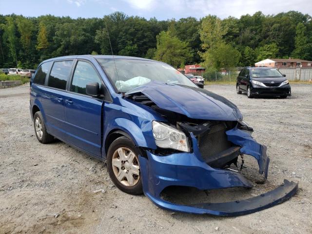 2D4RN4DG7BR763989 - 2011 DODGE GRAND CARA EXPRESS BLUE photo 1