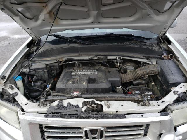 2HJYK16516H564469 - 2006 HONDA RIDGELINE RTL SILVER photo 11