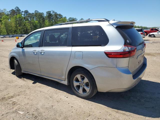 5TDKZ3DCXLS072524 - 2020 TOYOTA SIENNA LE SILVER photo 2