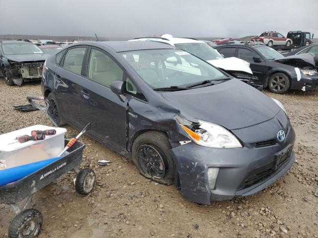 JTDKN3DU3D1730963 - 2013 TOYOTA PRIUS GRAY photo 4