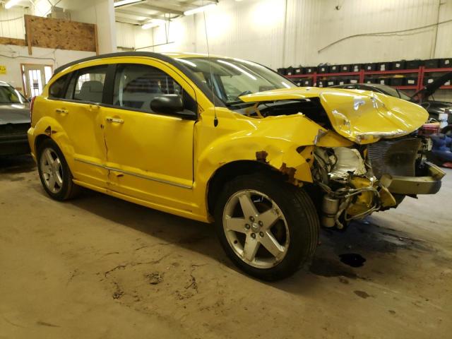 1B3HE78K67D514586 - 2007 DODGE CALIBER R/T YELLOW photo 4