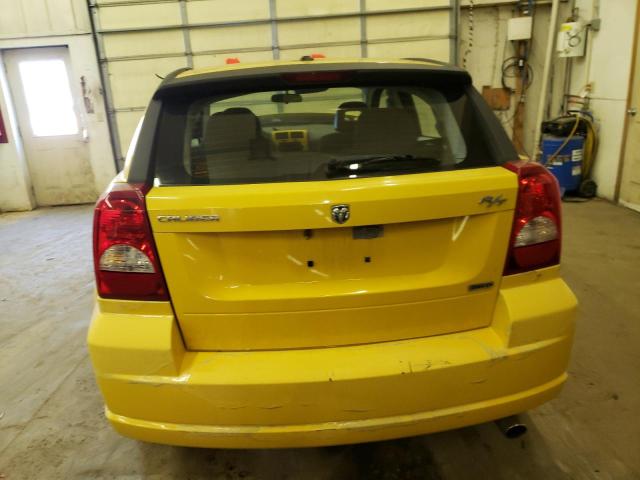 1B3HE78K67D514586 - 2007 DODGE CALIBER R/T YELLOW photo 6