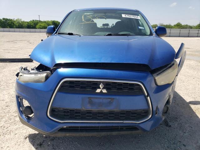 4A4AP3AU9FE002403 - 2015 MITSUBISHI OUTLANDER ES BLUE photo 5