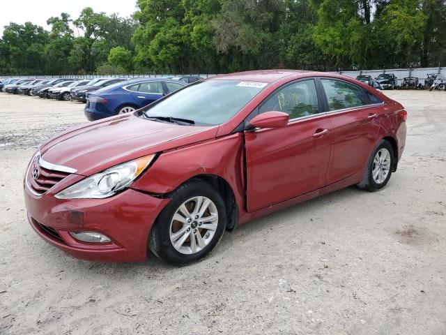 5NPEB4AC8DH632124 - 2013 HYUNDAI SONATA GLS RED photo 1