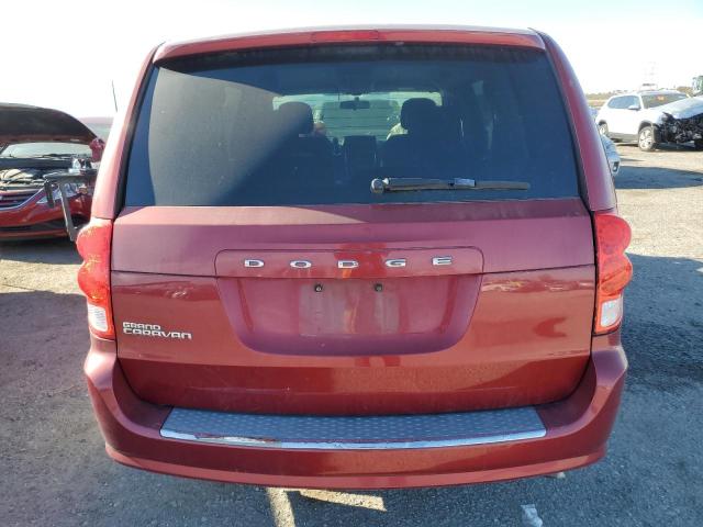 2C4RDGBG2FR624377 - 2015 DODGE GRAND CARA SE RED photo 6