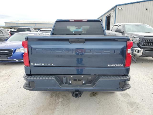 3GCPWBEK5NG155620 - 2022 CHEVROLET SILVERADO C1500 CUSTOM BLUE photo 6