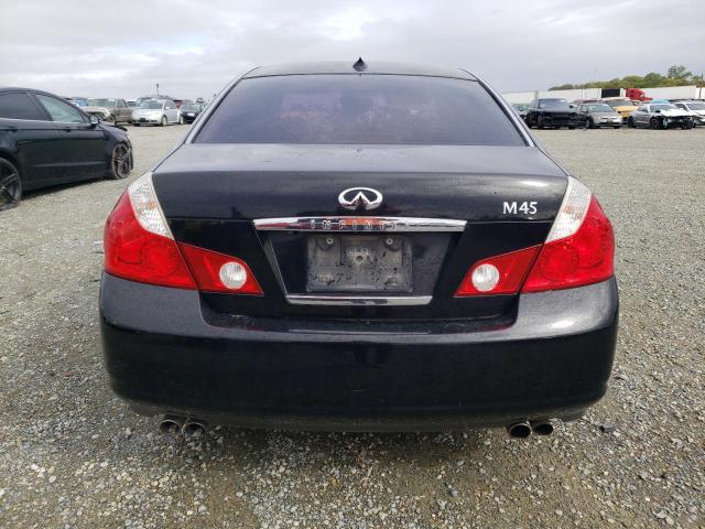 JNKBY01E76M201079 - 2006 INFINITI M45 BASE BLACK photo 6