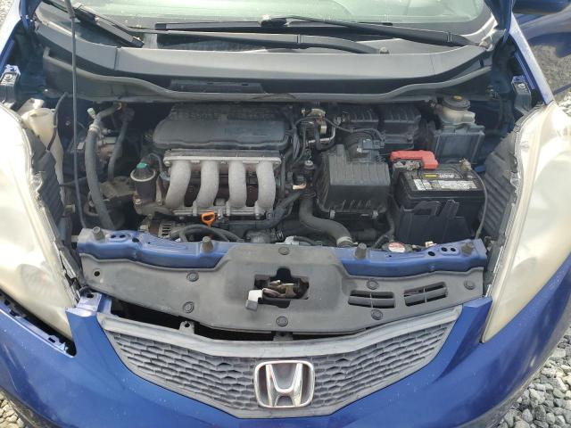 JHMGE88489S066690 - 2009 HONDA FIT SPORT BLUE photo 11