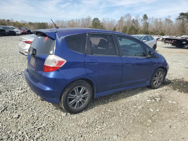 JHMGE88489S066690 - 2009 HONDA FIT SPORT BLUE photo 3