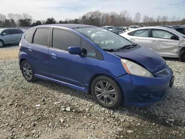 JHMGE88489S066690 - 2009 HONDA FIT SPORT BLUE photo 4