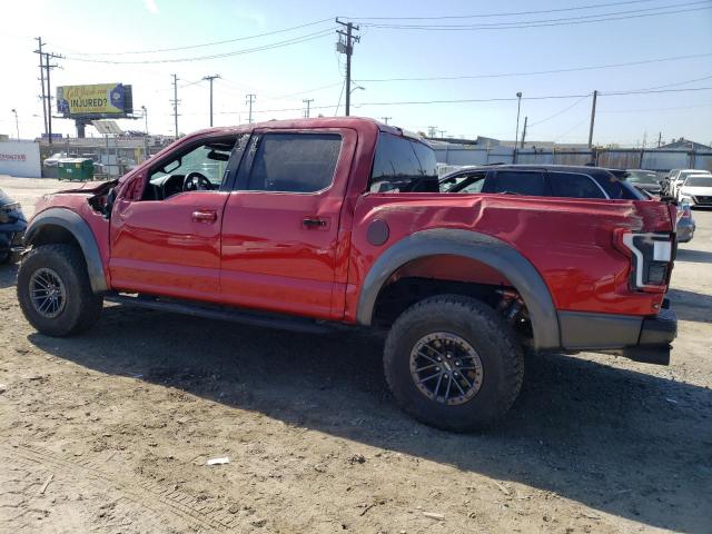 1FTFW1RG0LFA40241 - 2020 FORD F150 RAPTOR RED photo 2