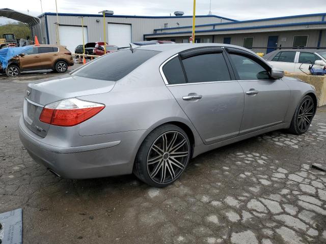 KMHGC4DF6AU093222 - 2010 HYUNDAI GENESIS 4.6L SILVER photo 3