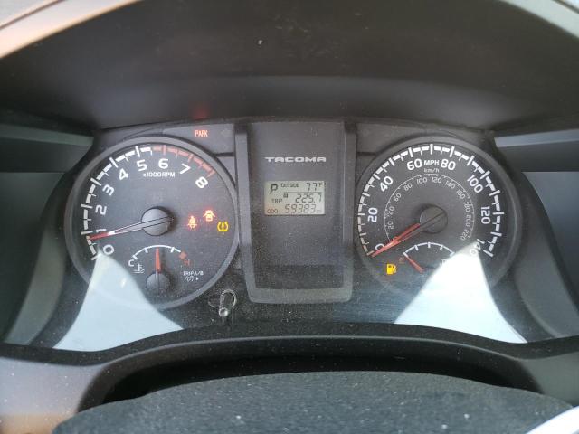 5TFRX5GN9HX102188 - 2017 TOYOTA TACOMA ACCESS CAB ვერცხლისფერი ფოტო 9