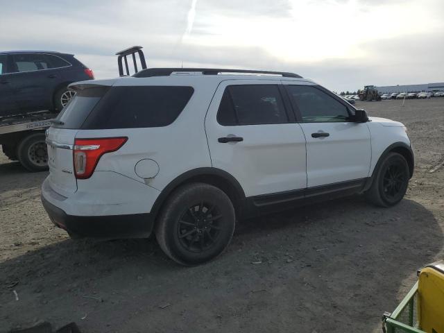 1FM5K7B86DGB72134 - 2013 FORD EXPLORER WHITE photo 3