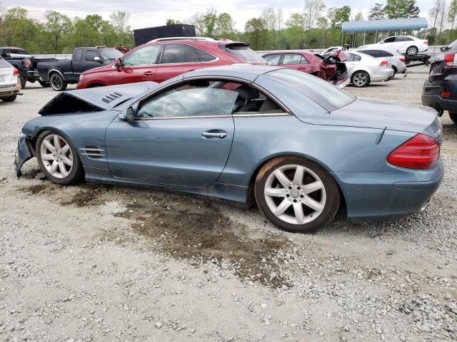 WDBSK75F53F008605 - 2003 MERCEDES-BENZ SL 500R BLUE photo 2