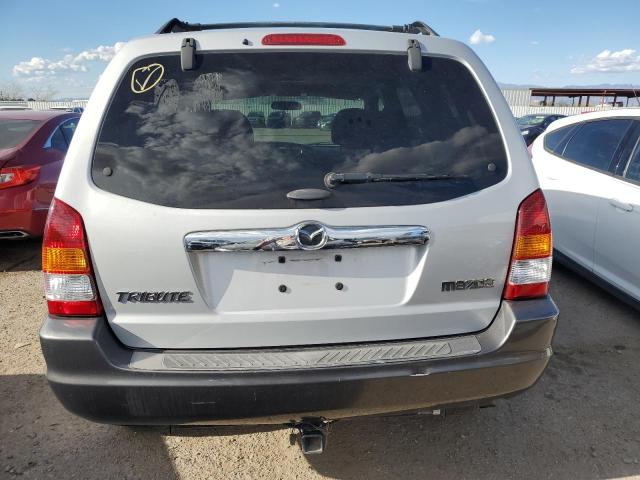 4F2YZ941X4KM34033 - 2004 MAZDA TRIBUTE LX SILVER photo 6