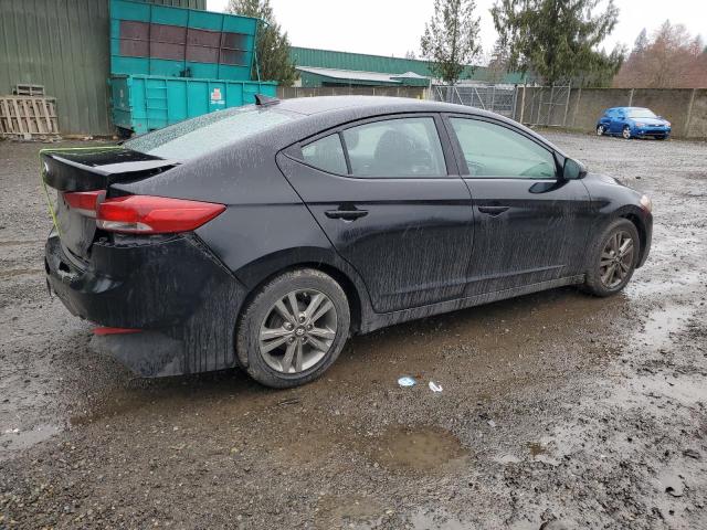 5NPD84LF8HH136134 - 2017 HYUNDAI ELANTRA SE BLACK photo 3