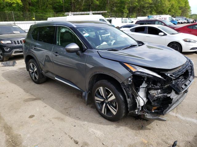 5N1AT3CA1MC823506 - 2021 NISSAN ROGUE SL GRAY photo 4