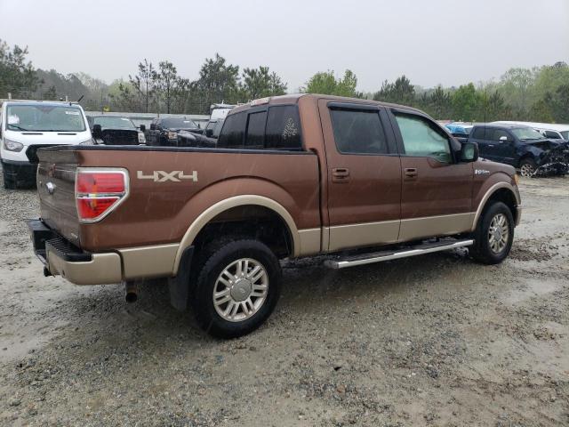 1FTFW1EF4BFB07919 - 2011 FORD F150 SUPERCREW BROWN photo 3