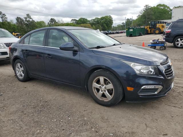 1G1PC5SB5F7266768 - 2015 CHEVROLET CRUZE LT BLUE photo 4