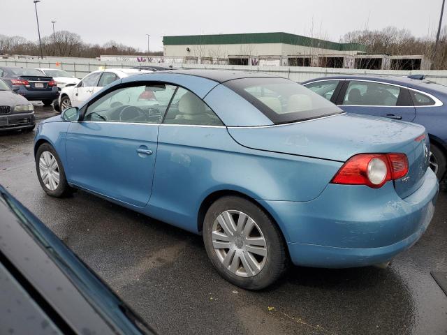 WVWBA71F77V006005 - 2007 VOLKSWAGEN EOS 2.0T BLUE photo 2