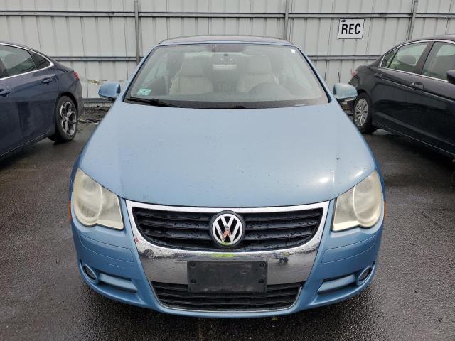 WVWBA71F77V006005 - 2007 VOLKSWAGEN EOS 2.0T BLUE photo 5