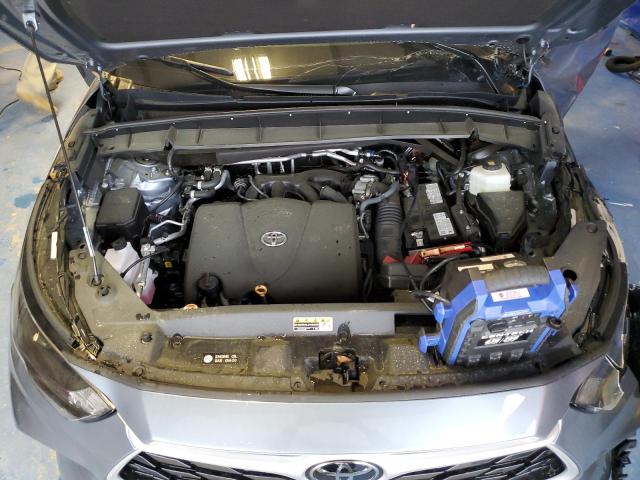 5TDGZRAH5NS141714 - 2022 TOYOTA HIGHLANDER XLE SILVER photo 12