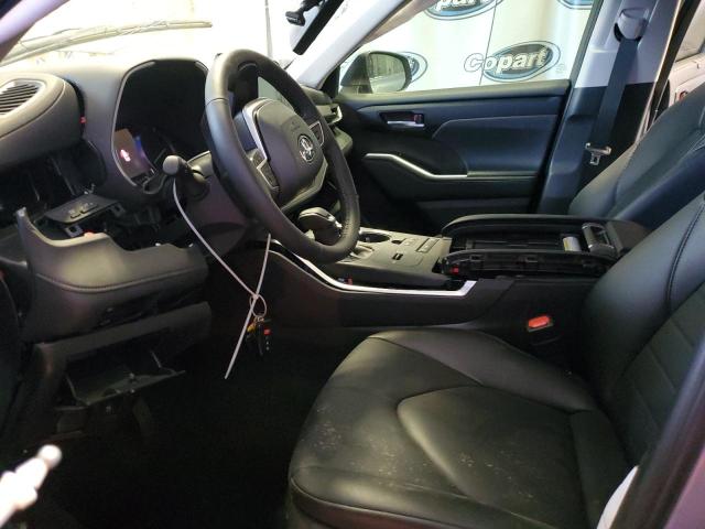 5TDGZRAH5NS141714 - 2022 TOYOTA HIGHLANDER XLE SILVER photo 7