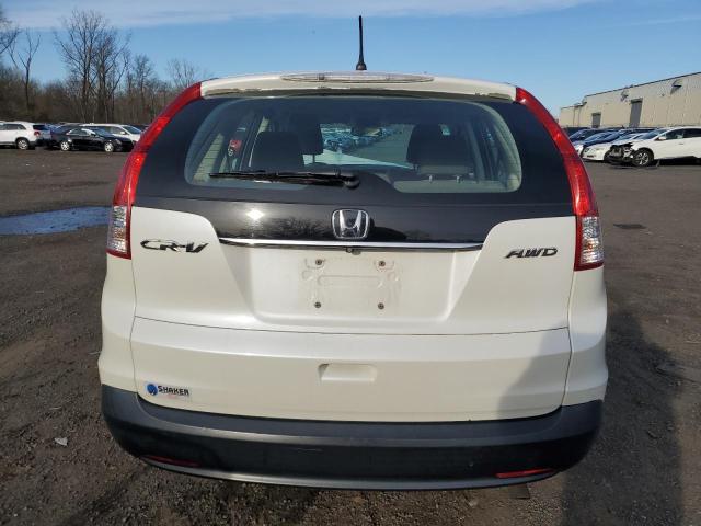 5J6RM4H37EL062240 - 2014 HONDA CR-V LX WHITE photo 6