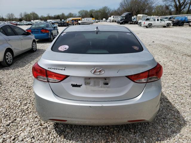 5NPDH4AE0DH325171 - 2013 HYUNDAI ELANTRA 4D GLS SILVER photo 6