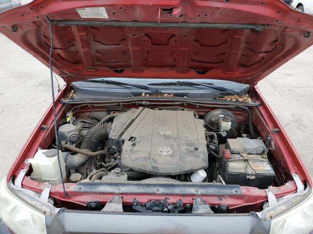 5TFJU4GN6DX031428 - 2013 TOYOTA TACOMA DOUBLE CAB PRERUNNER RED photo 11