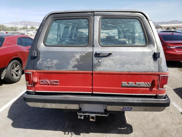 1GKGR26N1MF501005 - 1991 GMC SUBURBAN R25 CONVENTIONAL TWO TONE photo 6