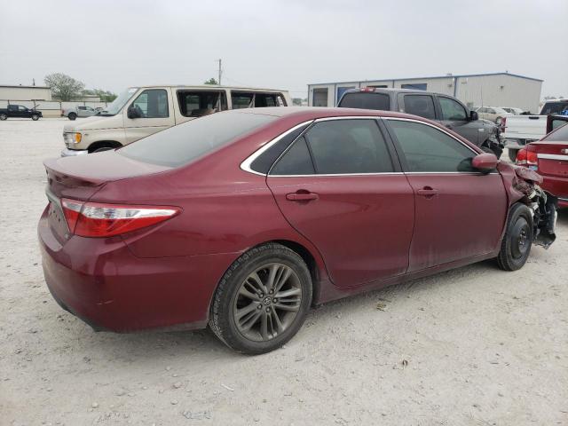 4T1BF1FK1HU680299 - 2017 TOYOTA CAMRY LE BURGUNDY photo 3