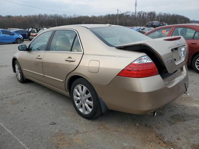 1HGCM66576A049840 - 2006 HONDA ACCORD EX TAN photo 2