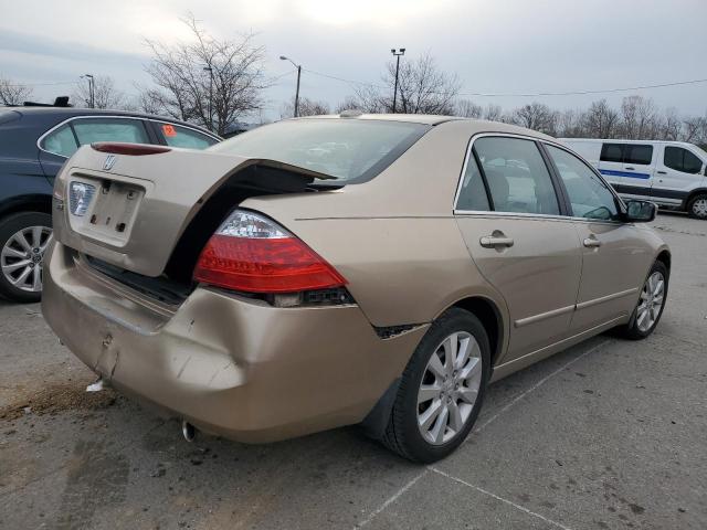 1HGCM66576A049840 - 2006 HONDA ACCORD EX TAN photo 3