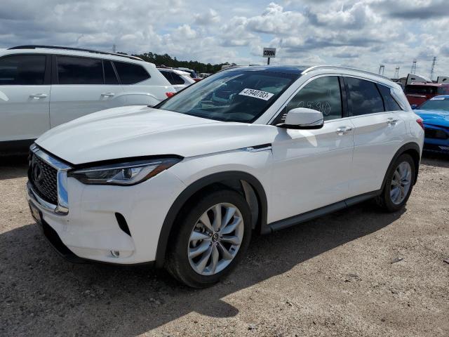 3PCAJ5BA4MF106981 - 2021 INFINITI QX50 LUXE WHITE photo 1