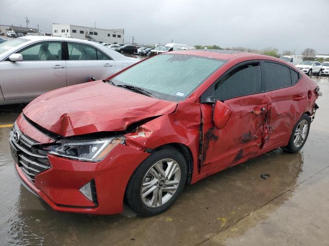 5NPD84LF1KH458900 - 2019 HYUNDAI ELANTRA SEL RED photo 1