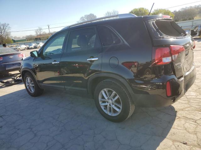 5XYKT3A63EG506329 - 2014 KIA SORENTO LX BLACK photo 2