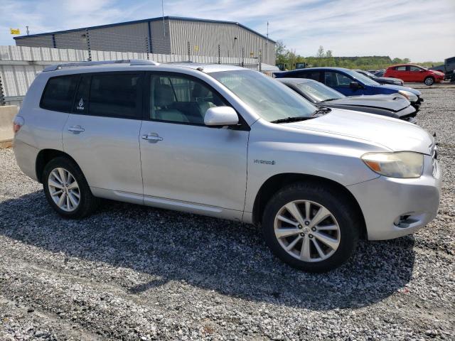 JTEEW44A382007471 - 2008 TOYOTA HIGHLANDER HYBRID LIMITED SILVER photo 4