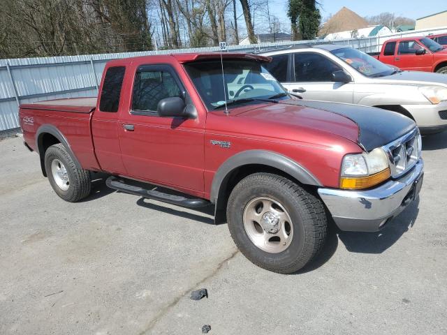 1FTZR15X0XTA19441 - 1999 FORD RANGER SUPER CAB BURGUNDY photo 4