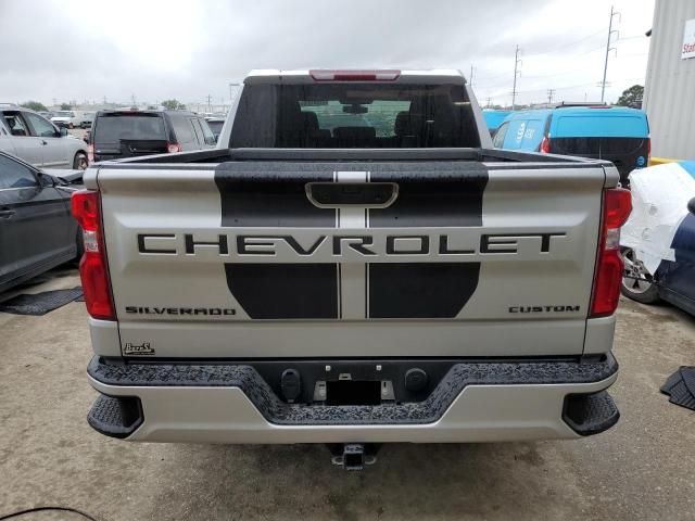 1GCPYBEK9NZ221693 - 2022 CHEVROLET SILVERADO K1500 CUSTOM SILVER photo 6