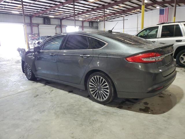 3FA6P0RU6HR222779 - 2017 FORD FUSION TITANIUM HEV CHARCOAL photo 2