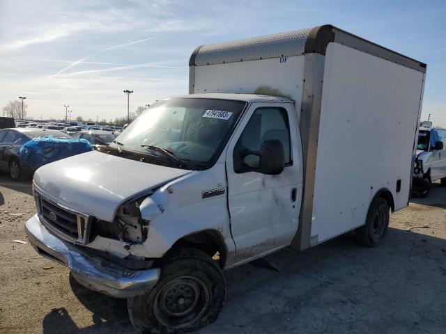 1FDSE35L27DA91818 - 2007 FORD ECONOLINE E350 SUPER DUTY CUTAWAY VAN WHITE photo 1