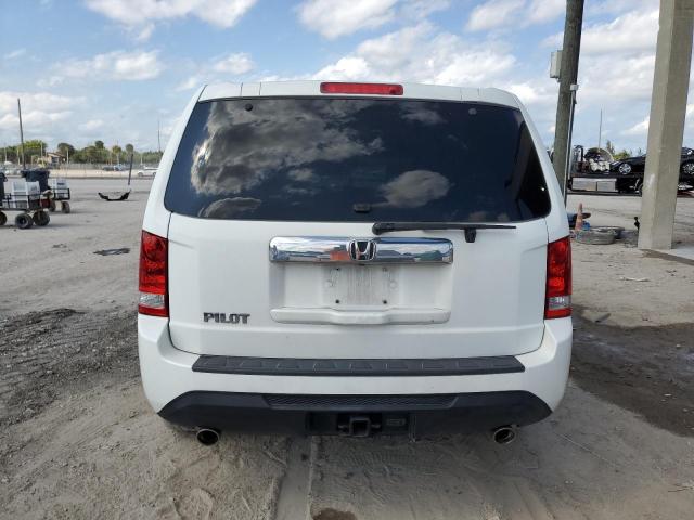 5FNYF3H6XCB024131 - 2012 HONDA PILOT EXL WHITE photo 6