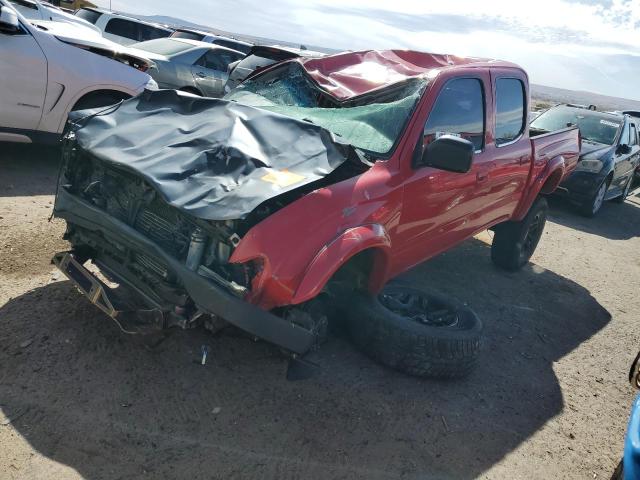5TEHN72N74Z371815 - 2004 TOYOTA TACOMA DOUBLE CAB RED photo 1