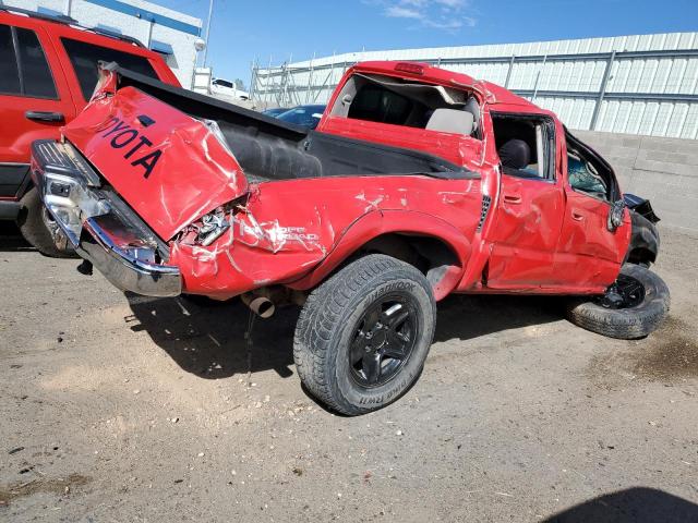 5TEHN72N74Z371815 - 2004 TOYOTA TACOMA DOUBLE CAB RED photo 3