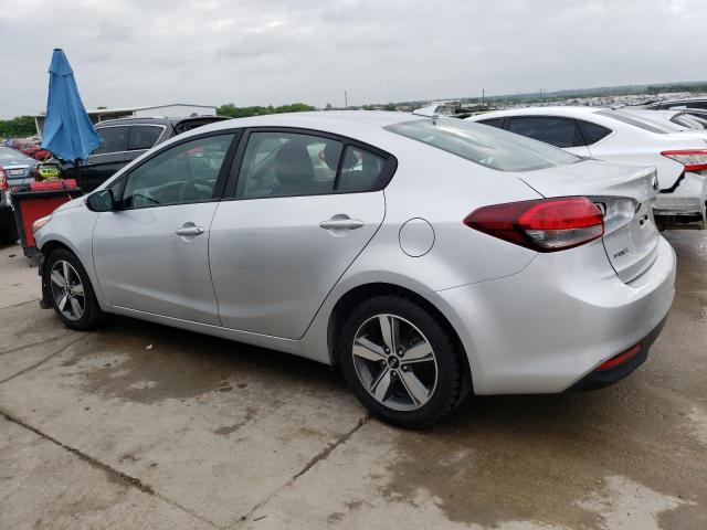 3KPFL4A72JE169627 - 2018 KIA FORTE LX SILVER photo 2