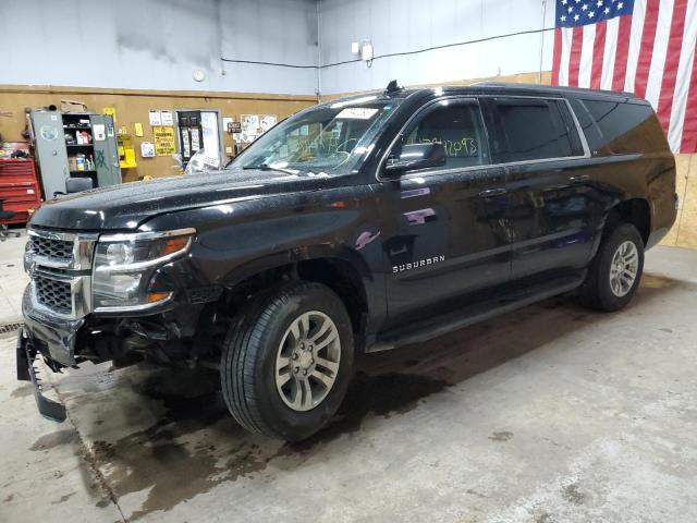 1GNSKHKC8KR103939 - 2019 CHEVROLET SUBURBAN K1500 LT BLACK photo 1