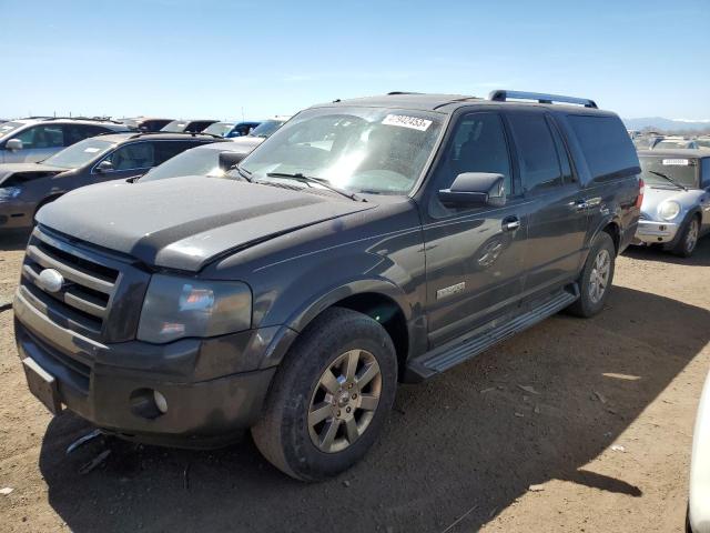 1FMFK205X7LA55569 - 2007 FORD EXPEDITION EL LIMITED GRAY photo 1